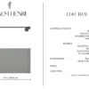 EDIT TRAY - OXIDIZED OAK AND BLACK PEARL simple modern marble and wood tray - Image 2