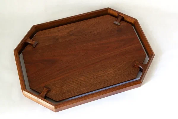 FLOATING TRAY - BLACK WALNUT handmade high-end wood tray - Image 4