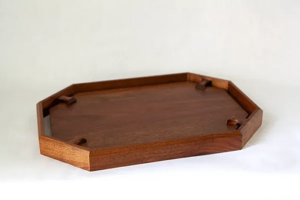 FLOATING TRAY - BLACK WALNUT handmade high-end wood tray - Image 5