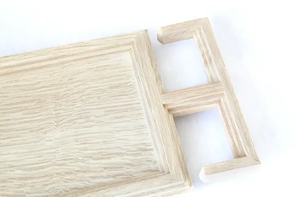 KEY TRAY - BLEACHED WHITE OAK greek key design decorative high-end tray - Image 6