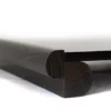EDIT TRAY - OXIDIZED OAK AND BLACK PEARL simple modern marble and wood tray - Image 4